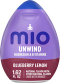 mio Unwind Blueberry Lemon Liquid Water Enhancer with Magnesium & B Vitamins, 1.62 fl oz Bottle