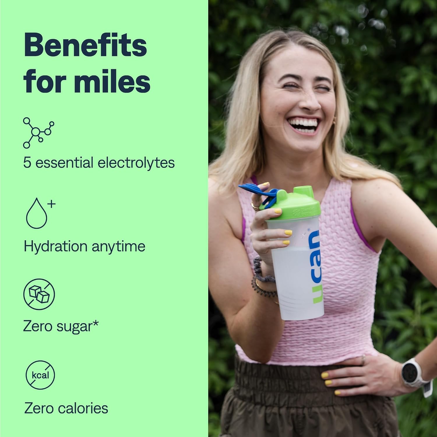 UCAN Hydrate Electrolyte Drink Mix (Pineapple, 30 Servings) Sugar-Free, Keto-Friendly, Vegan, Non-GMO, Gluten-Free Electrolyte Powder with Potassium & Magnesium for Runners & Athletes
