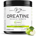 Muscle Feast Creapure Creatine Monohydrate Powder, Vegan Keto Friendly Gluten-Free Easy to Mix, Muscle Recovery Supplement, Creatine for Muscle Growth, Flavored Creatine, Natural Green Apple, 300g