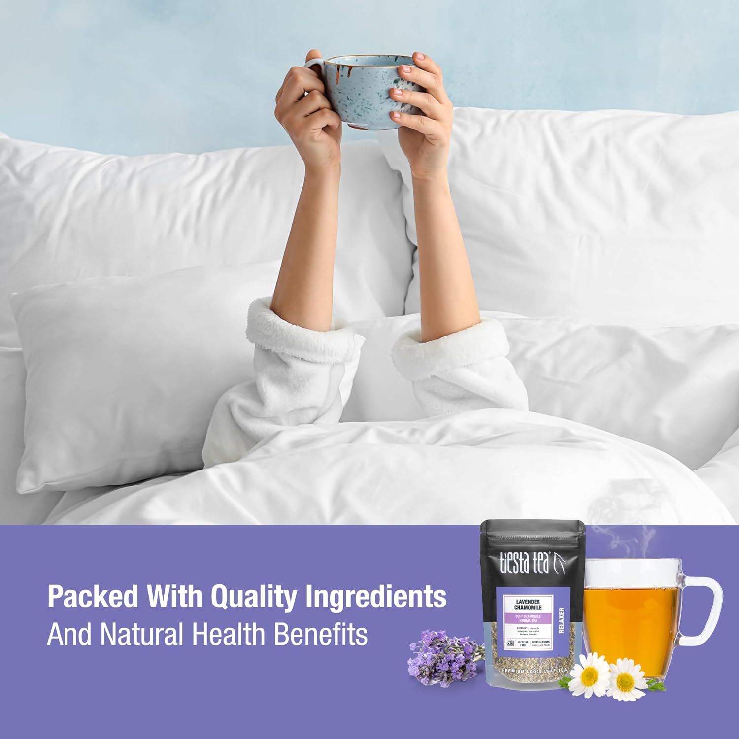 Tiesta Tea - 8 Herbal & Rooibos Sampler Dry Flight Set, Loose Leaf, No Caffeine, Makes Hot and Iced, Assorted Tea Sets with Herbal, Chai, Fruit Blends & More, 8 Resealable Sample Pouches