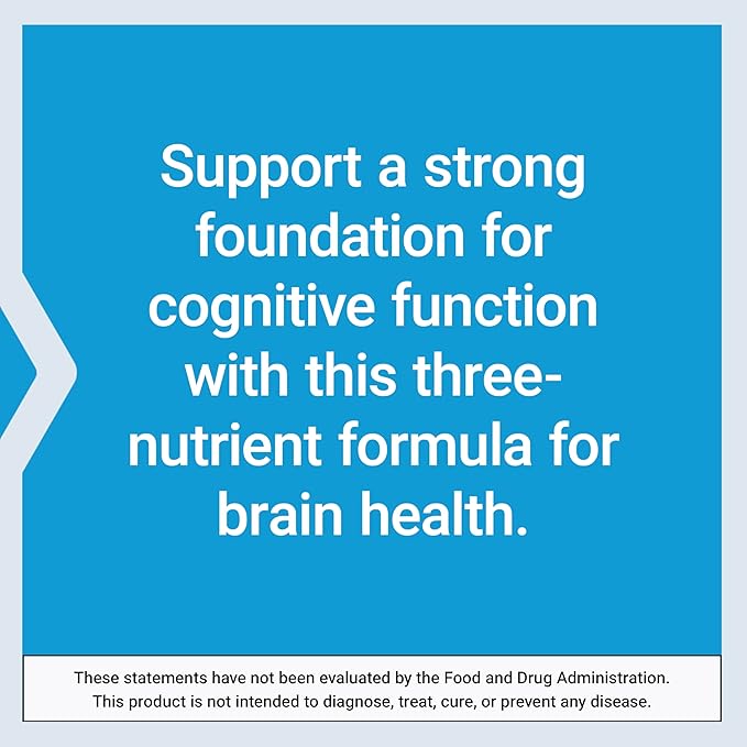Life Extension Cognitex Basics, 30 Softgels - Multi-Nutrient Formula for Brain Health Support, Targeted Nutrition for Memory, Focus, Attention & Overall Cognitive Performance - Non-GMO, Gluten-Free