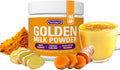 Organic Golden Milk Turmeric Powder Mix + Superfood Blend of Ginger, Black Pepper, Curcumin, Cinnamon, Cardamom - Non-GMO, Vegan, Keto, Ayurvedic