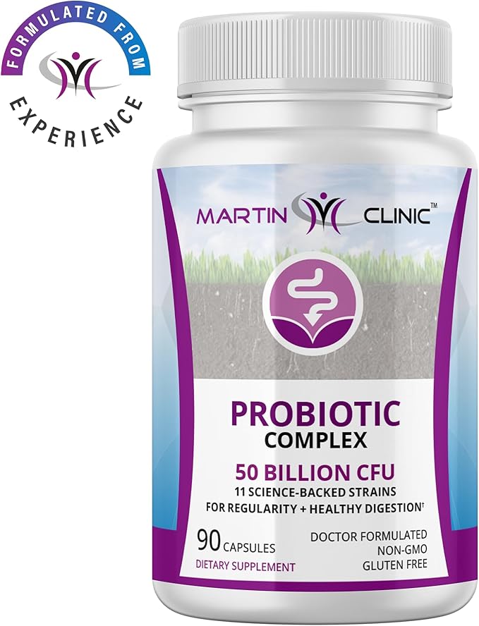 Probiotic for Gut Health & Immune Support — Daily Digestive Balance, Bloating Relief & Better Nutrient Absorption — 60 Capsules