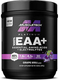 MuscleTech | Platinum Essential Amino Acids Supplement with Electrolytes | Pre-Workout Powder for Energy, Muscle Growth & Strength Builder for Men & Women | 387 grams | 30 Servings