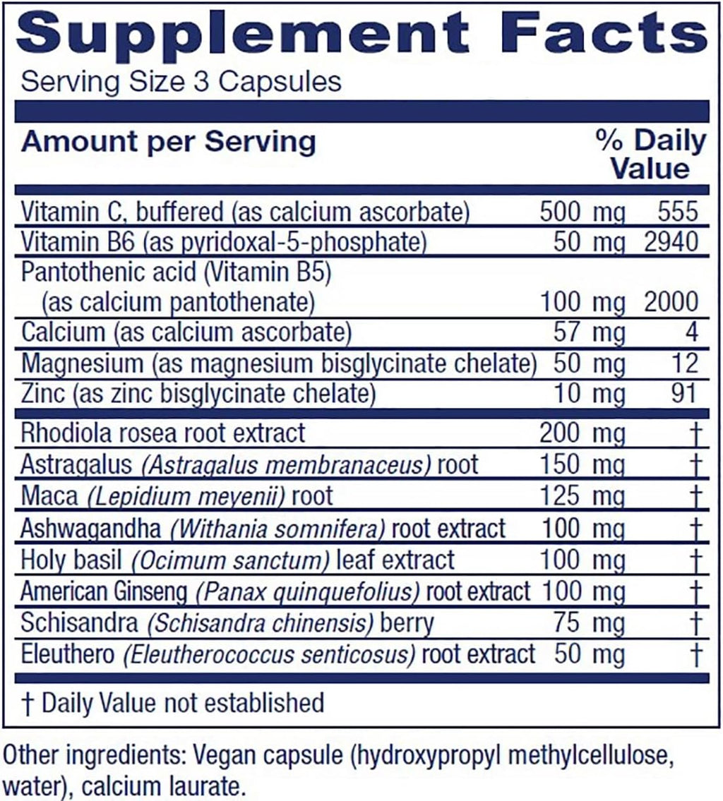 Vitanica Adrenal Assist, Adrenal Support, Vegan, 90 Capsules
