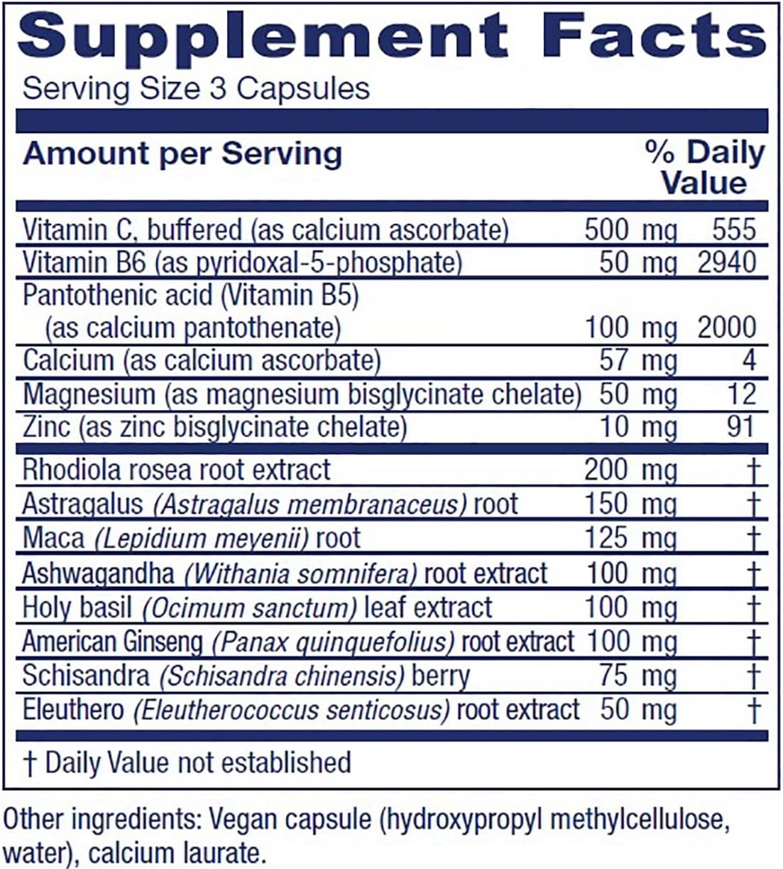 Vitanica Adrenal Assist, Adrenal Support, Vegan, 90 Capsules