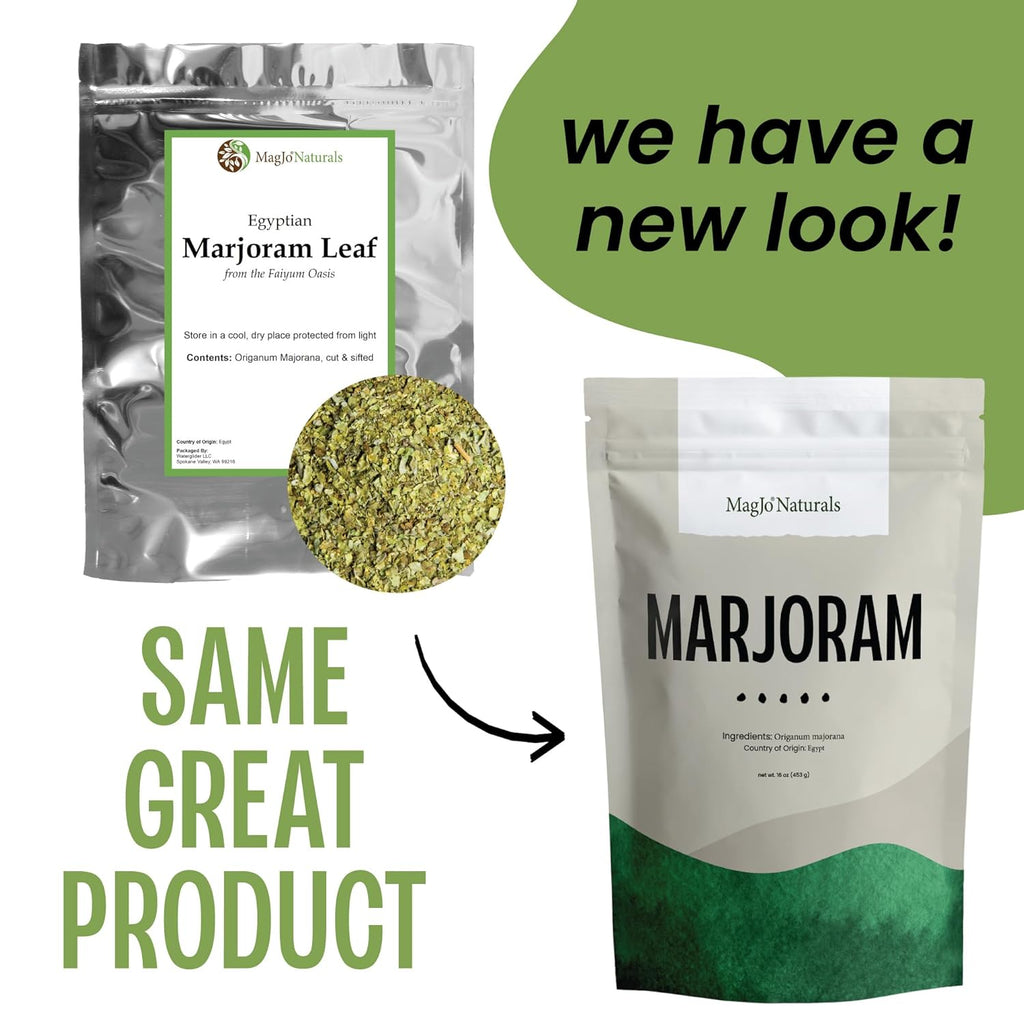 Marjoram Leaf, Cut & Sifted | 1 lb. Bulk Bag | Origanum majorana L.