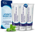 Dr. T Glucosamine Chondroitin Cream - Premium Formula with MSM and Collagen for Joint and Muscle Discomfort - Maintains Joint Strength, Flexibility & Muscle Mobility - 4.23 oz / 120g (3 Pack)