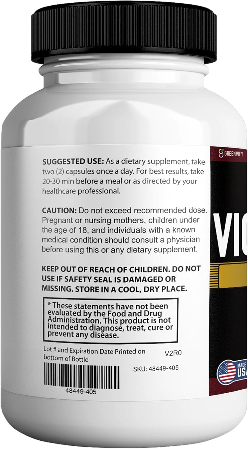 Vigorlong XL, Extra Strength Maca Root Complex, 1505mg, 60 Capsules, Vegan, Gluten Free, Non-GMO (3)