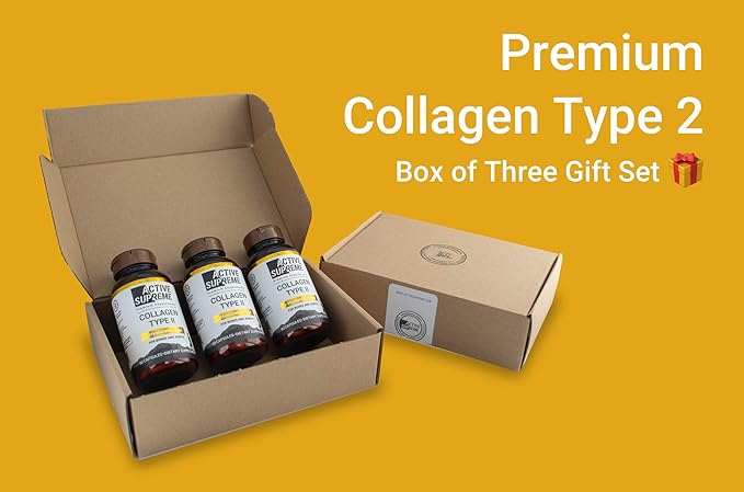 Type 2 Collagen for Joint Support | 270 Capsules (9 Month Supply) | Grass-Fed Hydrolyzed with Hyaluronic Acid & Vitamin C | Joint Health & Cartilage Support