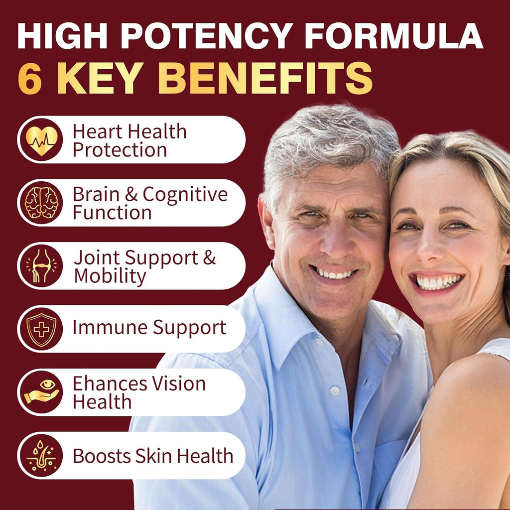 Krill Oil 1200mg, Antarctic Krill Oil Omega 3 Supplement with EPA, DHA，Astaxanthin & Phospholipids for Heart & Brain & Joint Health, No Fishy Aftertaste,120 Softgels (60 Servings)
