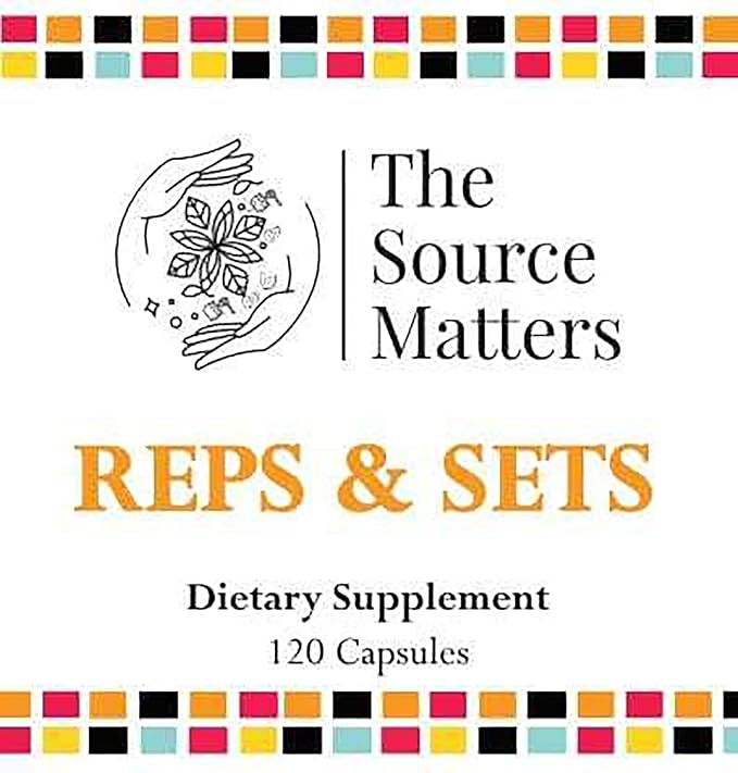 Reps & Sets Dietary Supplement | Full-Spectrum Enzyme Blend for Post Exercise to Support Circulatory Function, Physical Activity Recovery, Balanced Immune Response (120 Capsules)