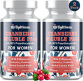 72mg PAC, Cranberry Pills for Women - Organic Cranberry Juice Extract Plus 1000mg D-Mannose, Supports Urinary Tract Health, Cranberry Supplement - 180 Capsules