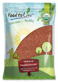 Food to Live Organic Brown Flax Seeds, 10 Pounds – Whole Raw Flaxseeds, Non-GMO, Unroasted, Dried, Kosher, Vegan. Rich in Omega-3 Fatty Acids, and Dietary Fiber. Perfect for Salads, and Baked Goods.