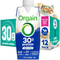 Orgain 30g High Protein Shake, Dairy Isolate Milk Protein, Fruity Cereal, 6g BCAAs, <1g Sugar Per Serving, Meal Replacement, Ready to Drink, Keto Friendly, Gluten-Free 11 Fl Oz (Pack of 12)