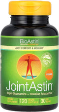 Nutrex Hawaii JointAstin - 12 mg, 120 Softgels - Joint Support Supplement with Glucosamine & BioAstin Hawaiian Astaxanthin - Farm-Direct Antioxidant Supplement Joint, Eye, Skin & Immune System Health*