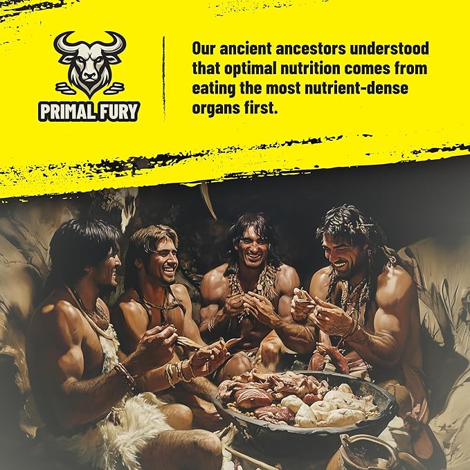 Grass Fed Beef Organ Supplement for Men - Male Optimization Pills - 6 Vital Beef Organs to Drive Prostate Health & Peak Performance, Made in USA, 90 Capsules (2 Pack)