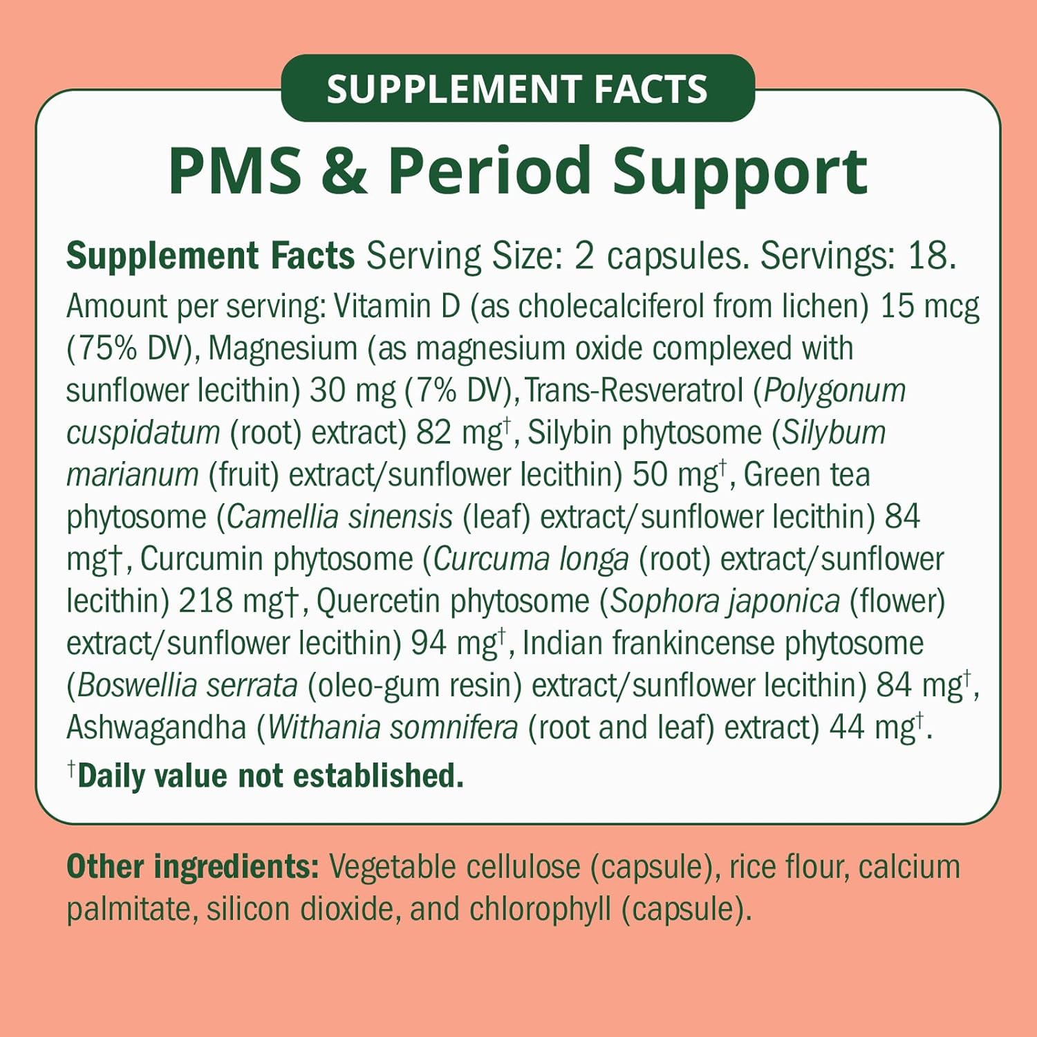 PMS & Period Relief - Menstrual Cramp Relief: No More Period Cramps, Mood Swings, or Bloating. PMS Supplement for Happy Hormones and Period Relief. (40 Count)