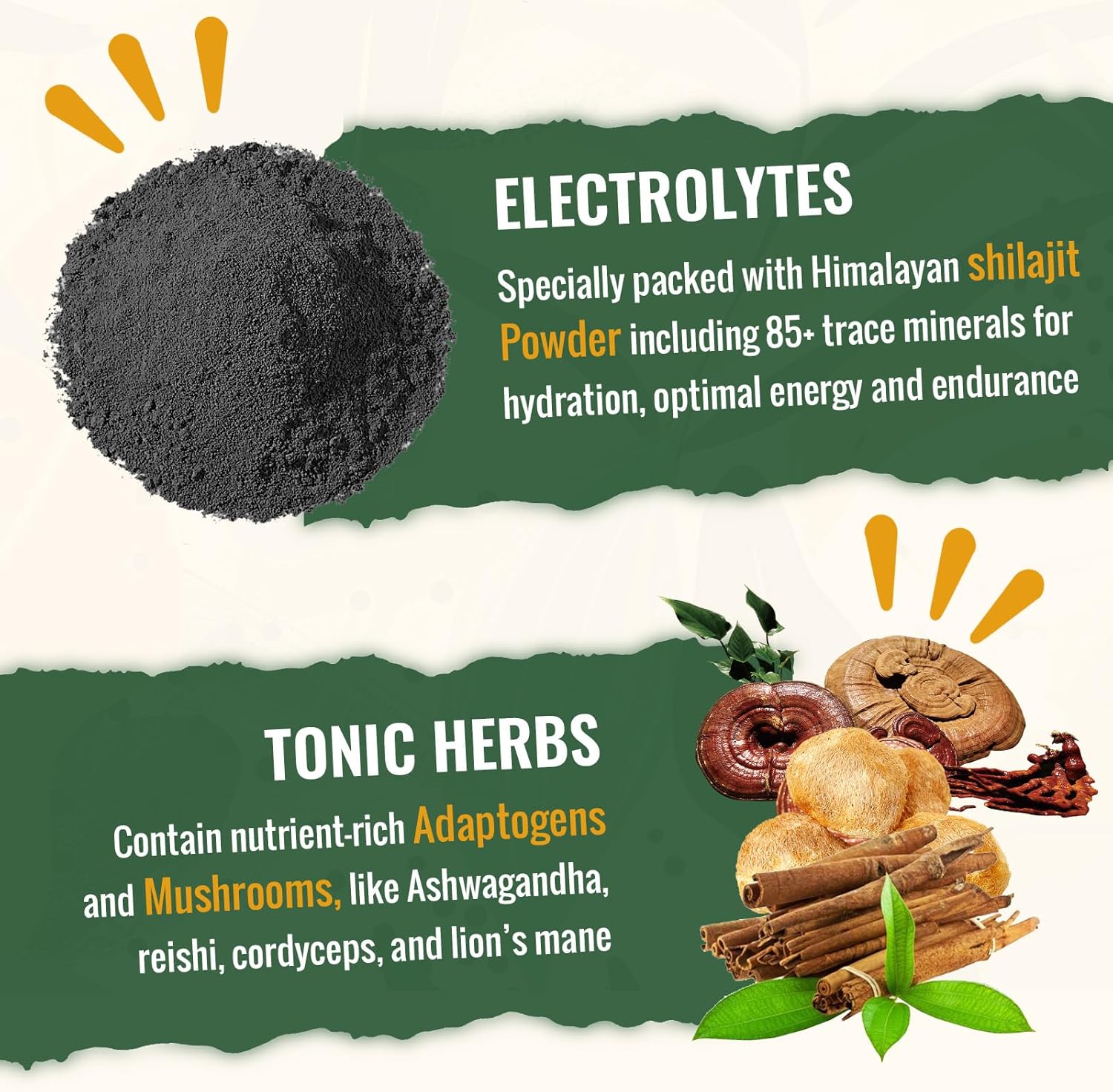 Super Greens Powder Superfood + Electrolytes & Tonic Herbs | Organic Greens, Shilajit, Adaptogens, Antioxidants, Preobiotic & Probiotic & Postbiotic| for Energy, Gut & Immune| Unflavored - 30 Servings