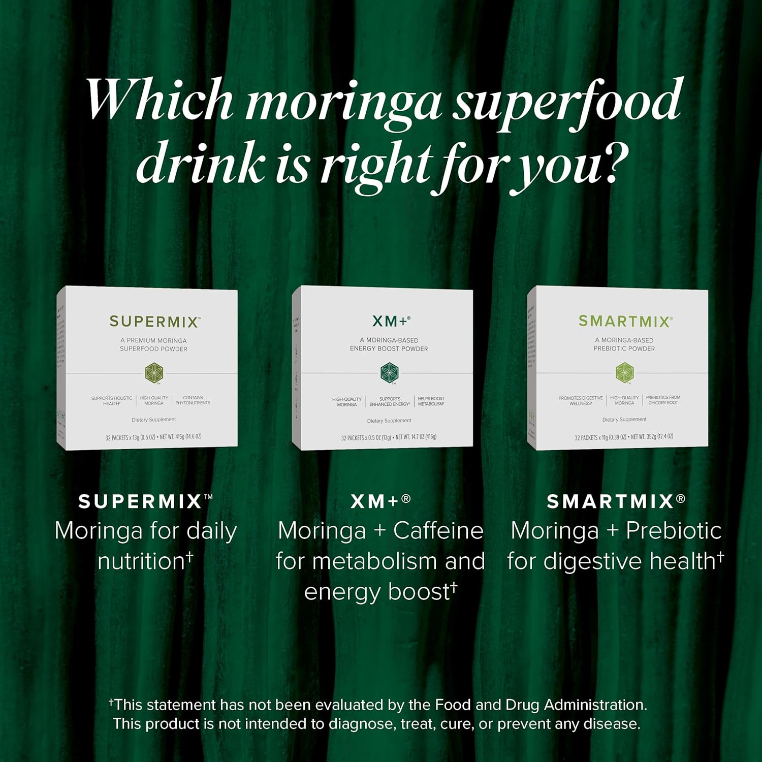 Isagenix XM+ - Natural Energy Support Drink Powder - Infused with Green Tea - Made with Shade-Dried Moringa Leaves - Individual Serving Packets (32 Servings)