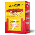 Quantum Energy Square: Energy Bar with Caffeine & 10g Protein. Delicious Healthy Snack On The Go. (Vegan, Gluten-free, Soy-free, Dairy-free) (Chocolate Chip Cookie Dough)