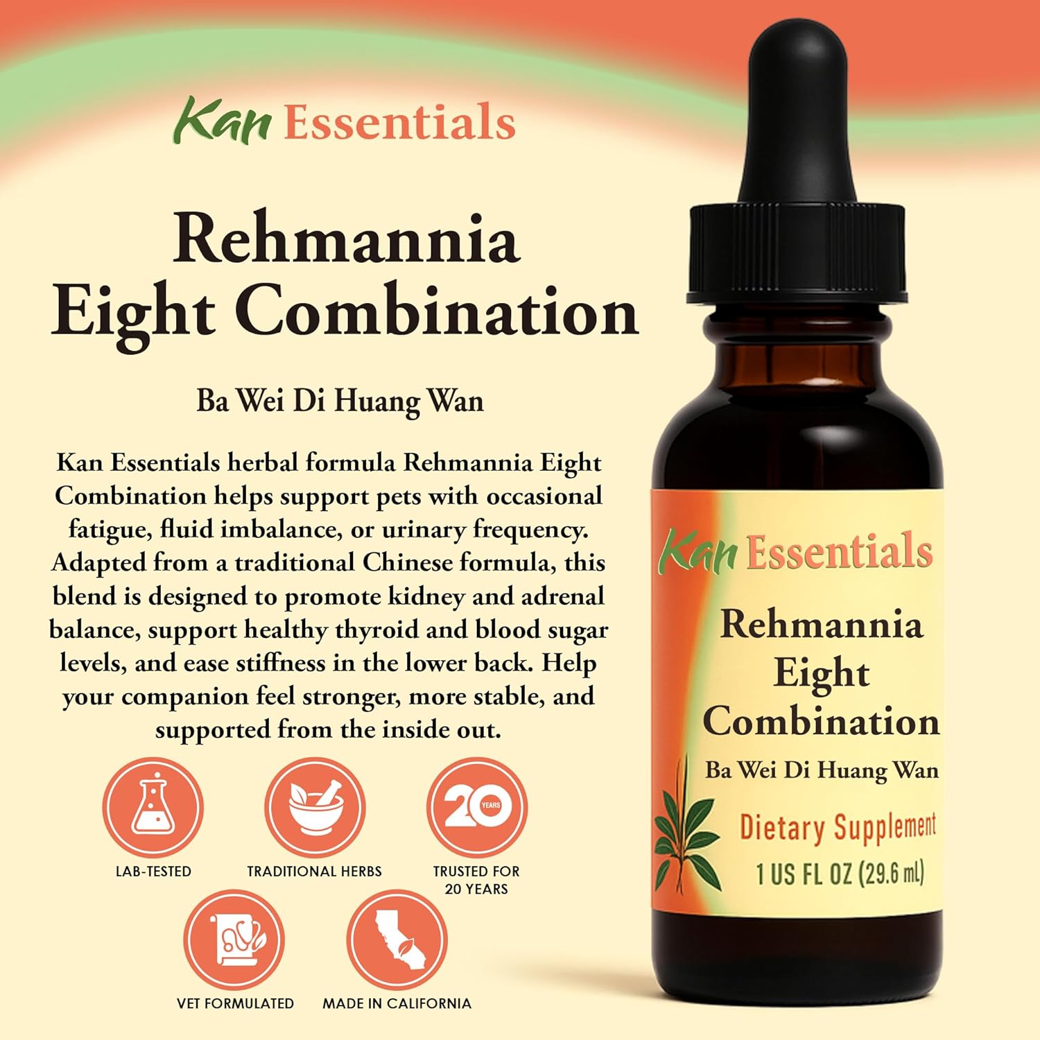 Kan Herbs Essentials Rehmannia Eight Combination 1 oz