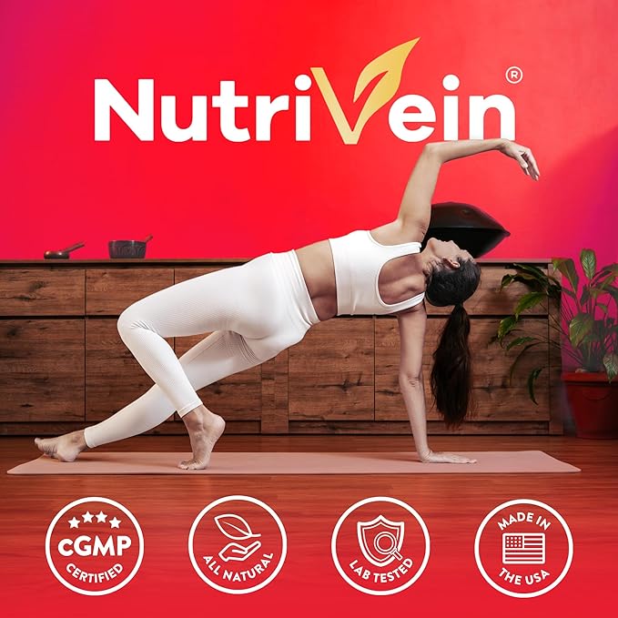 Nutrivein Premium Fadogia Agrestis and Tongkat Ali Supplement with Turkesterone - 1100 mg - 120 Caps - Synergistic Blend for Performance, Strength, & Recovery for Men & Women of All Ages
