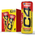 C4 Performance Energy Carbonated 12oz 4pk Cherry Popsicle