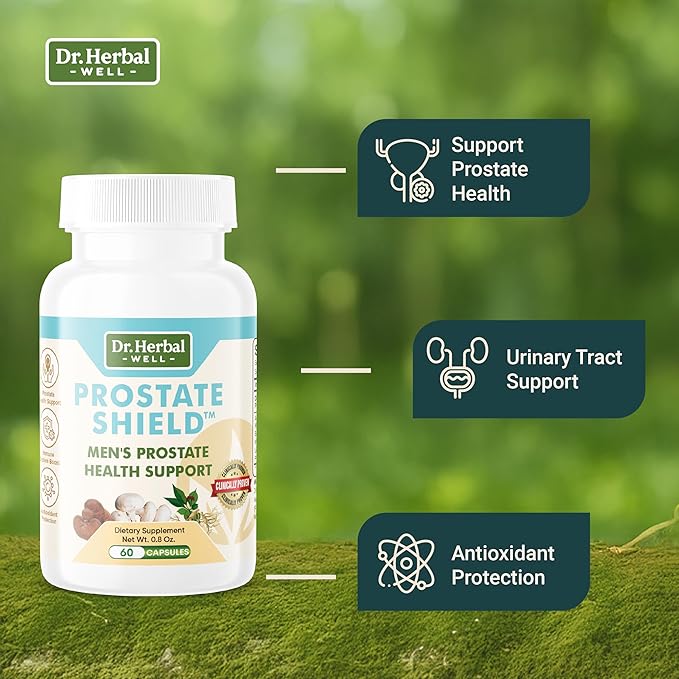 Prostate Shield – Clinically Tested Immune-Boosting 100% Natural No Added Vitamins Minerals or Sugar