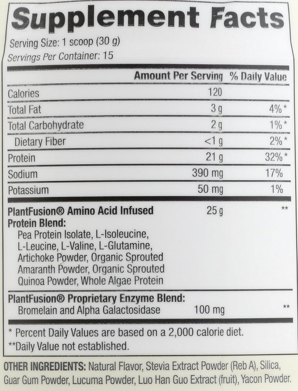 PlantFusion Complete Vegan Protein Powder - Plant Based Protein Powder With BCAAs, Digestive Enzymes and Pea Protein - Keto, Gluten Free, Soy Free, Non-Dairy, No Sugar, Non-GMO - Vanilla Bean 1 lb