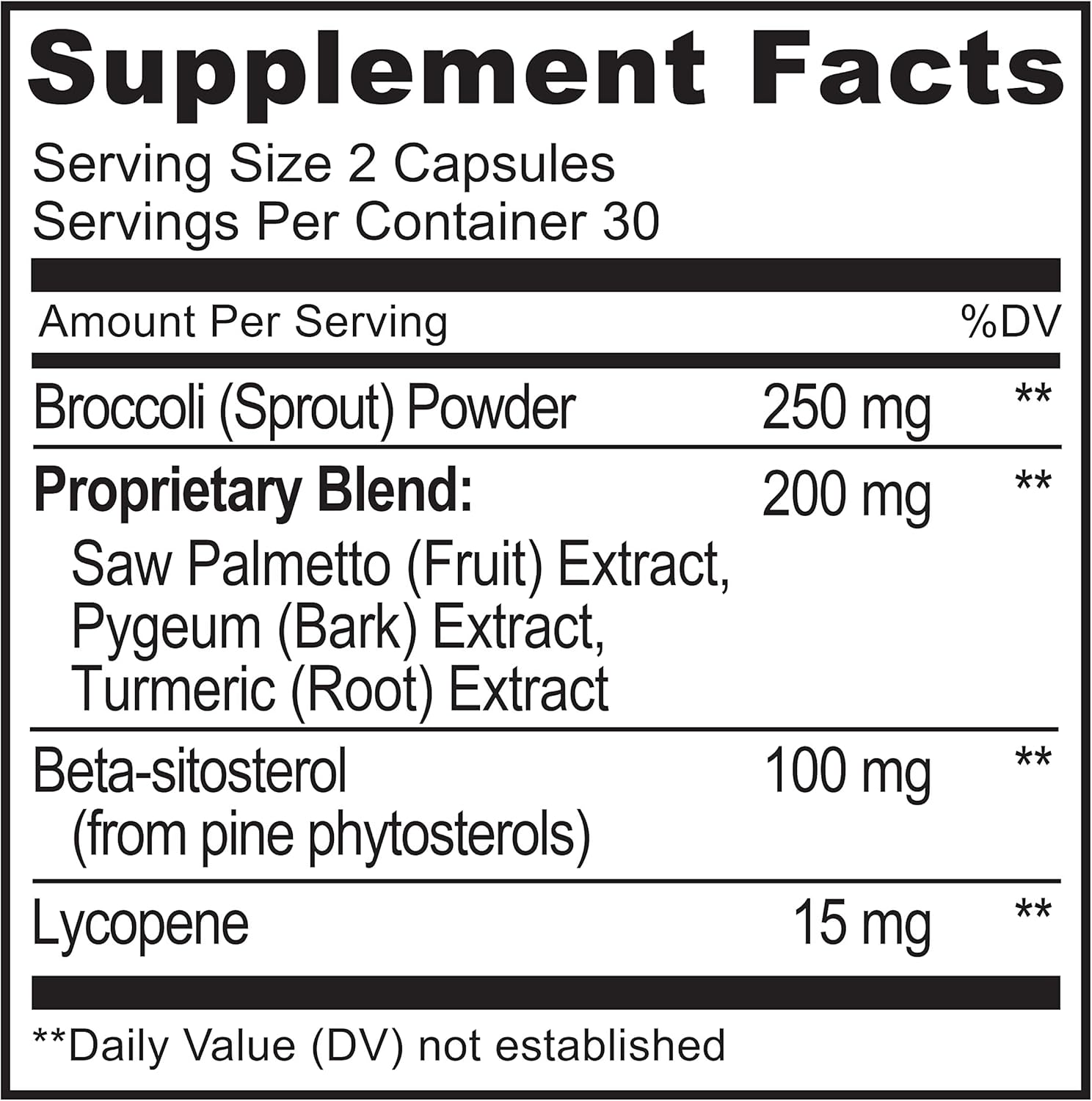 NATURELO Prostate & Urinary Health, Comprehensive Formula with Saw Palmetto, Pygeum, Tumeric, Plant Sterols, Broccoli and Lycopene, 60 Vegetarian Capsules