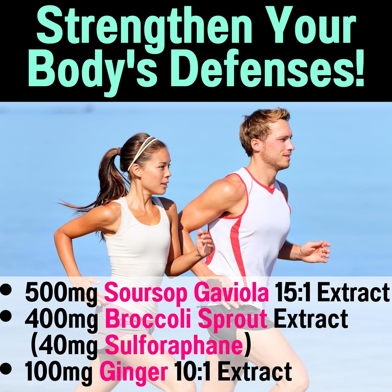 Soursop Graviola Curcumin Lycopene Broccoli Sprouts Sulforaphane Extract Gummies with Turmeric Curcumin Ginger Black Pepper, Sour Sop Guyabano Leaf Supplement, Chew Chewable Pills Capsules Supplements