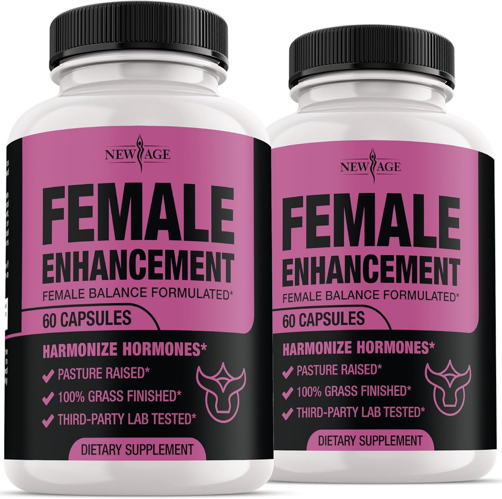 NEW AGE Beef Organ Supplement for Women – Supports Hormone Balance, Energy & Wellness – Pasture Raised Superfood – Liver, Heart, Kidney, Uterine Tissue – Ovary, Uterus, Fallopian Female Support-120