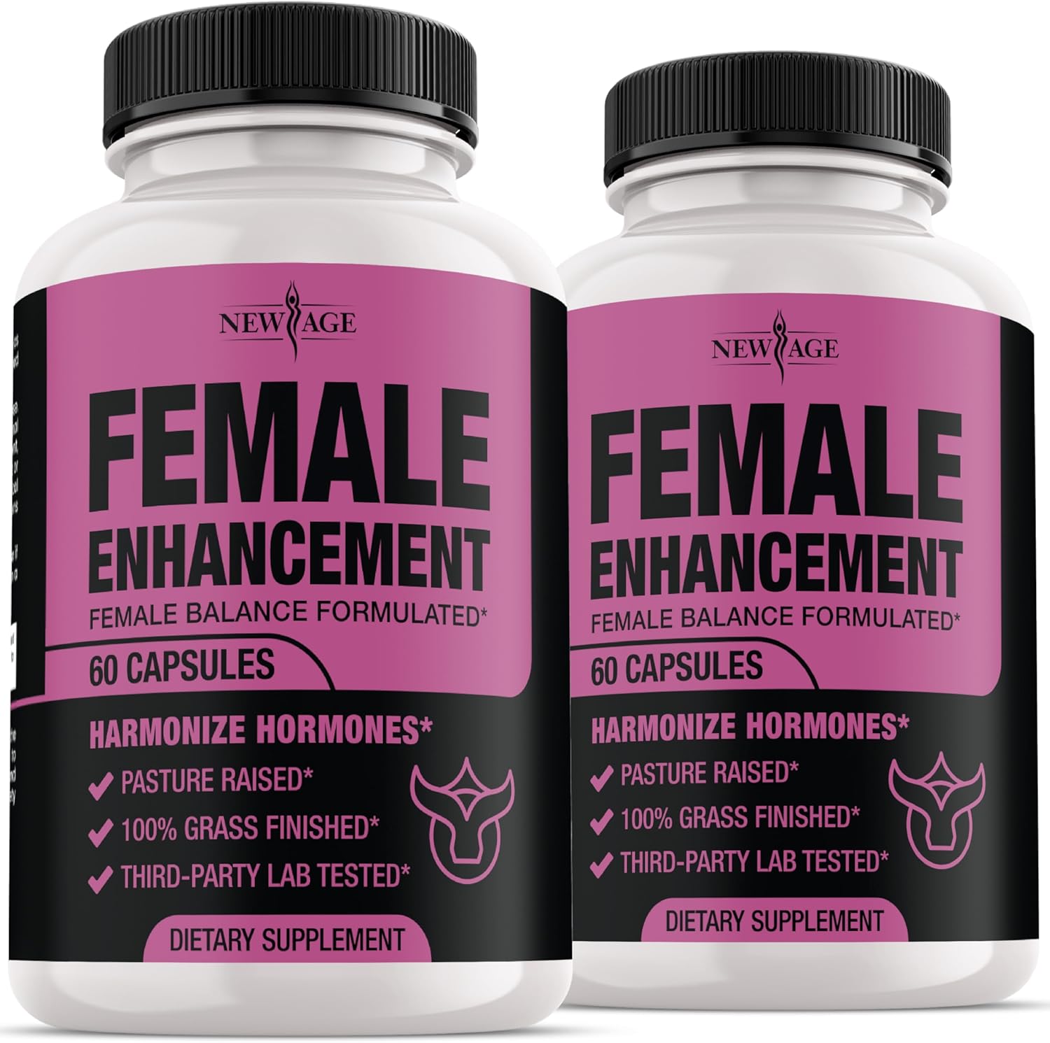 NEW AGE Beef Organ Supplement for Women – Supports Hormone Balance, Energy & Wellness – Pasture Raised Superfood – Liver, Heart, Kidney, Uterine Tissue – Ovary, Uterus, Fallopian Female Support-120