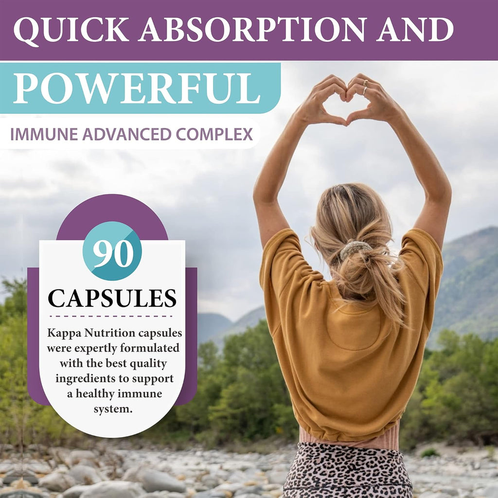 KAPPA NUTRITION Elderberry / 12 in 1 Advanced Complex (90 Capsules).
