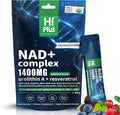 1400mg NAD+ Liquid Supplement for Anti Aging and Cell Regeneration, Urolithin A, Premium Alternative Liposomal, Nicotinamide Riboside with Resveratrol, PQQ & CoQ10 - Advanced Cellular Energy, 20 Pack