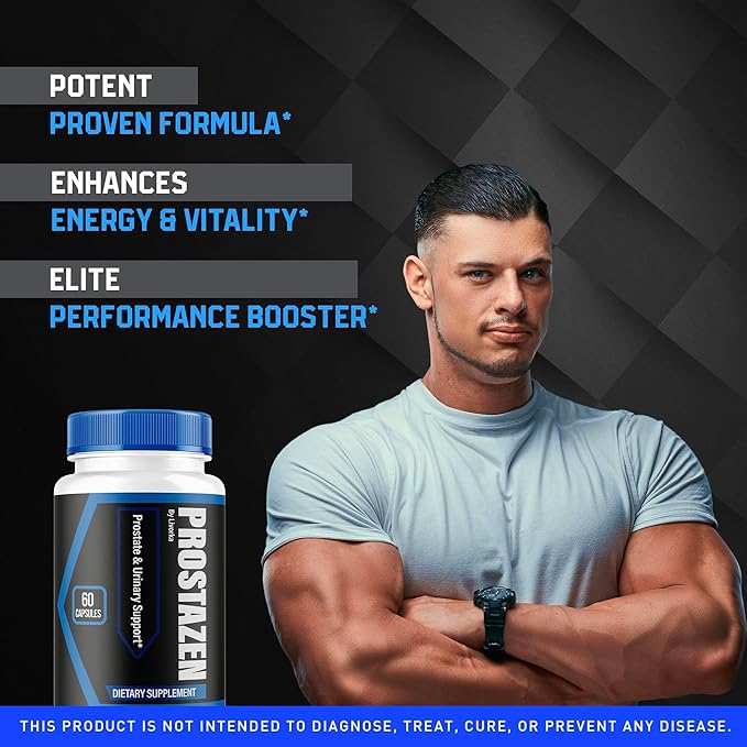 (2 Pack) Prostazen Capsules - Official Prostazen Pills Supplement for Men, All Natural Premium Prostazen Plus for Men, Advanced Support Natural Formula Prostazen Review, 120 Capsules for 2 Months