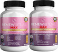 Renew Ritual Max, Hair Skin Nails Supplement, 60 Capsules, Vitamins A B C D E with Biotin (2)