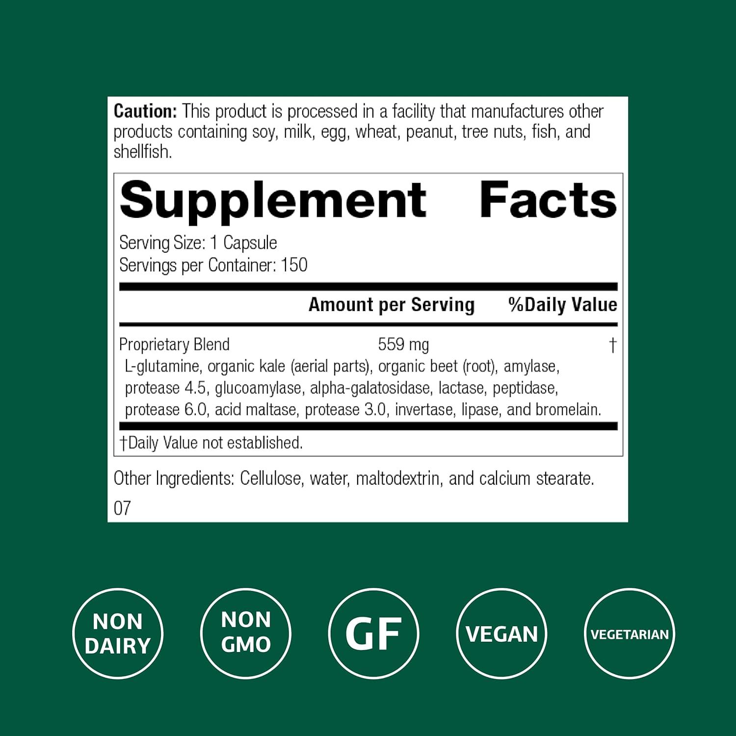 Standard Process Inc. Enzycore - 150 Capsules