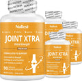 NuBest Joint Xtra - Joint Support Supplement - Joint Health Formula with Triple Joint Strength - Glucosamine, Chondroitin, Turmeric, MSM & Boswellia for Joint Health & Cartilage Health (Pack 4)