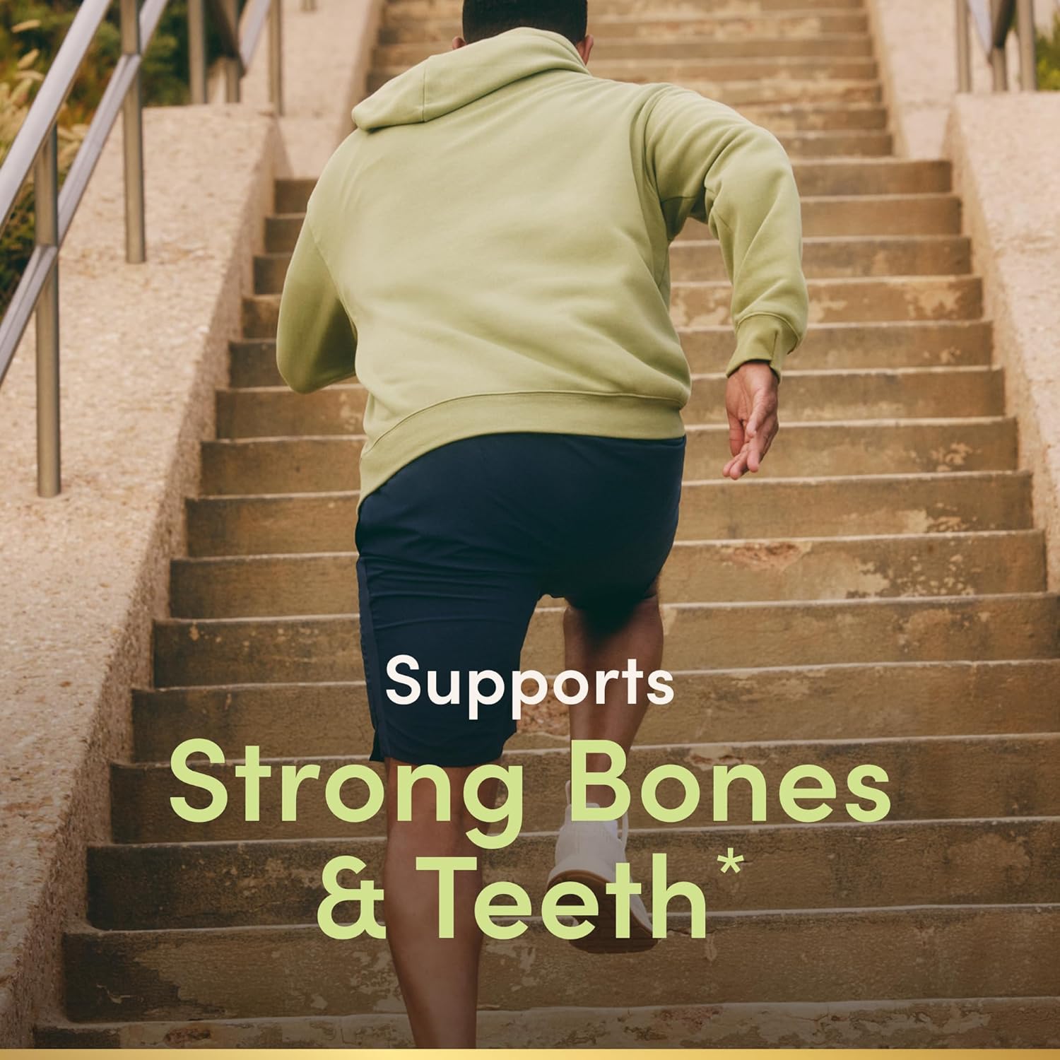 Nature's Bounty Calcium + D3 + Zinc Gummies, Supports Strong Bones & Teeth Plus a Healthy Immune System, 500mg, Orange and Cherry Flavored, 70 Gummies (Pack of 2)