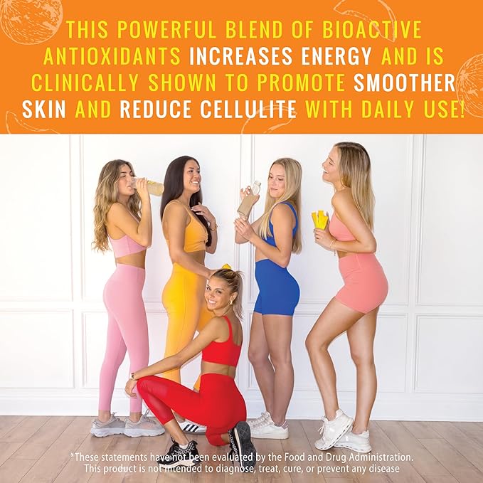 Skin Health & Energy Boost Drink Mix- Sugar Free, SOD B (TM), Antioxidants from French Melon Concentrate, On The Go Stick Packs, Lemon, 10 Pack