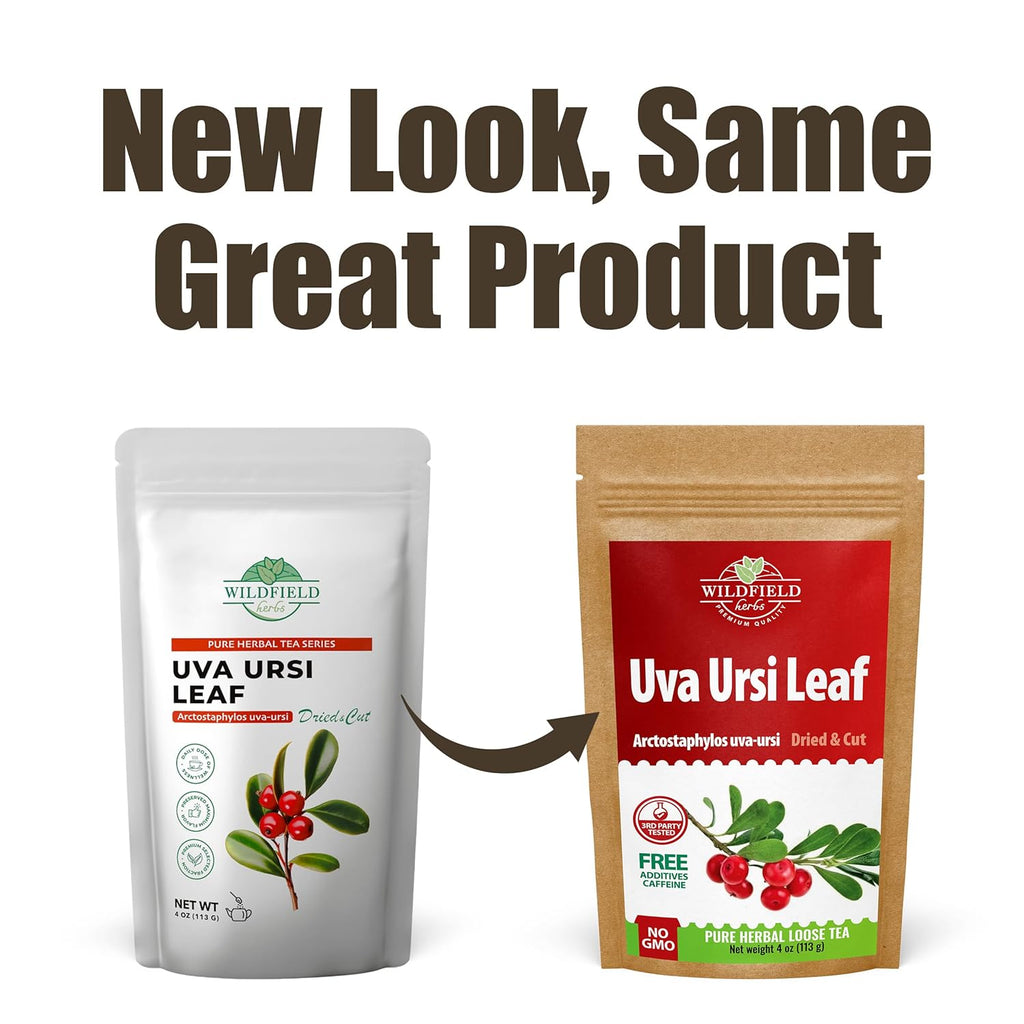 4 oz. Uva Ursi Leaf Uva Ursi Tea Herbal (Arctostaphylos Uva-Ursi) - 113g Uva-Ursi Herb Tea Arctostaphylos Uva-Ursi