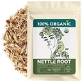 Organic Stinging Nettle Root Tea for Men's Health (4oz.) - Traditionally Used for Male Vitality & Overall Wellness — Make Herbal Infusions, Extracts, Tinctures, Oils — Té de Raíz de Ortiga Supports Prostate Health, Hormonal Balance & Energy - Make Herb...