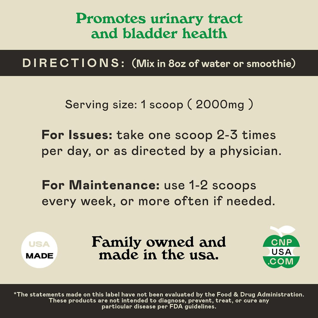 Complete Natural Products Organic D-Mannose Powder - 2000mg (2 Grams) - Non-GMO - Vegan Friendly - Urinary Tract Flush & Treatment - Bladder Cleanse & Urinary Tract Health Supplement