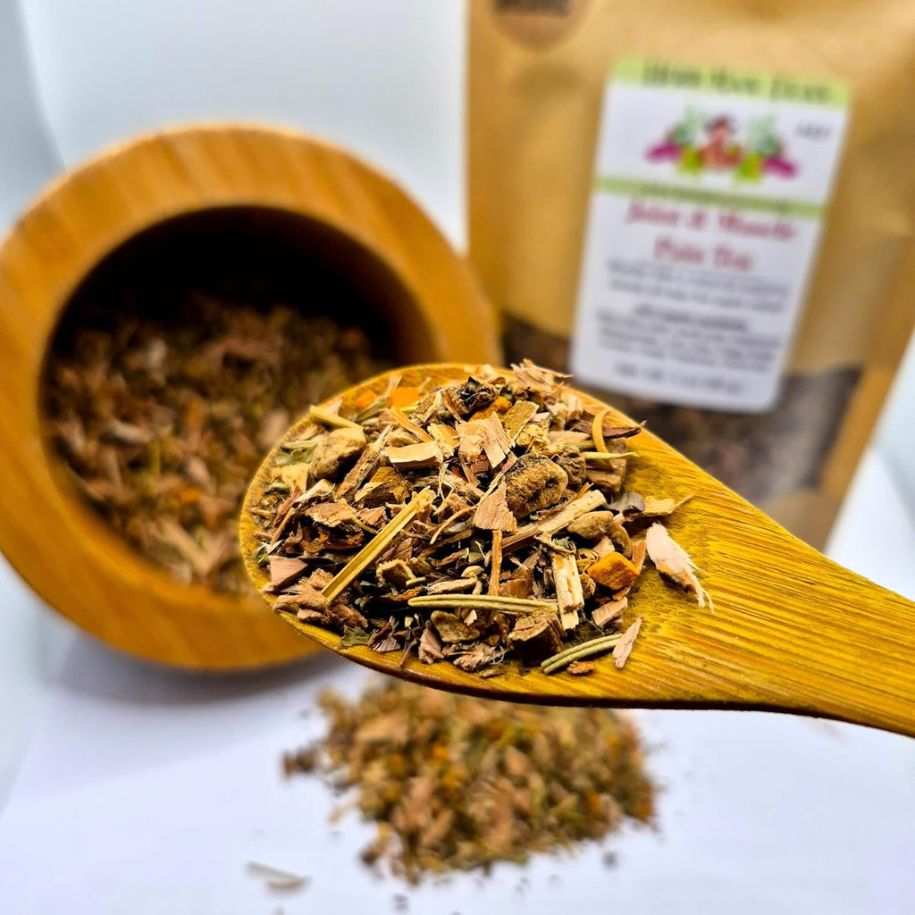 JOINT CARE TEA – Herbal Support for Joint Comfort, Flexibility & Mobility – Formulated by Master Herbalist Khabir – 100% Organic, Non-GMO, No Additives