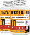 NuBest Doctor Taller Kids - Healthy Bone Strength Support with Multivitamins & Multiminerals for Kids Ages 2 to 9 - Support Bone Growth & Stay Stronger - Grape Flavor - 120 Chewable Tablets | Pack 2