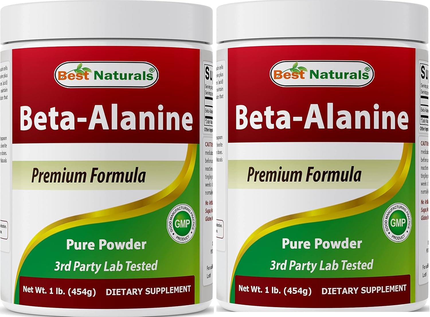 Best Naturals Beta Alanine Pure Powder 1 Pound (1 LB (Pack of 2))