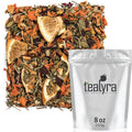 Tealyra - Orange Lemonade - Hibiscus - Eucalyptus - Lemongrass - Herbal Fruity Loose Leaf Tea Blend - VitaminsRich - Boost Immune System- 100% Natural – Hot and Iced - Caffeine-Free - 220g (8-ounce)