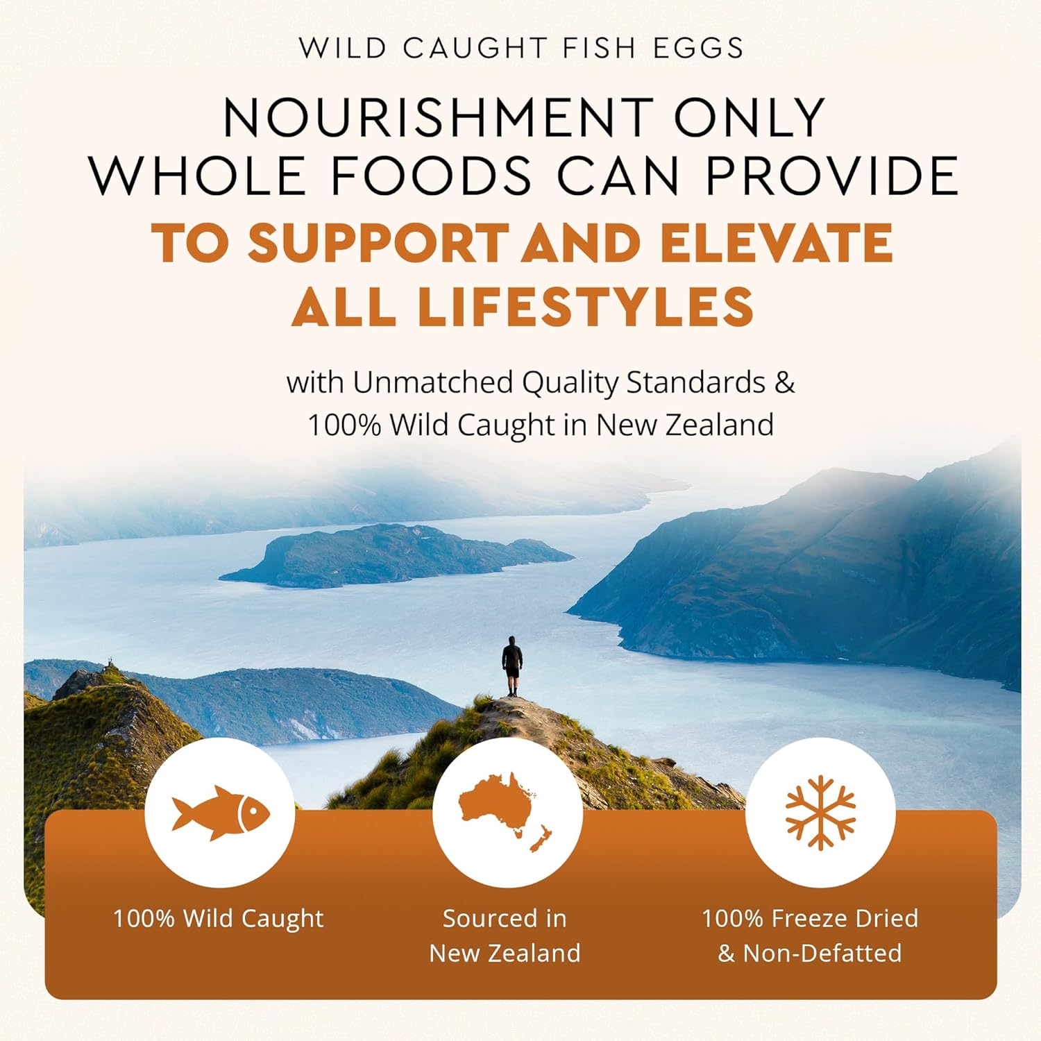 Ancestral Supplements Wild Caught Fish Eggs, 2400mg, Omega-3 Supplement Supports Brain, Heart, Fertility and Inflammatory Health, Whole Food Source of Vitamin D, K2, and A, Non-GMO, 180 Capsules